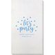 Confetti Dots Let's Party Bamboo Luxe Guest Towels Image 4 of 5